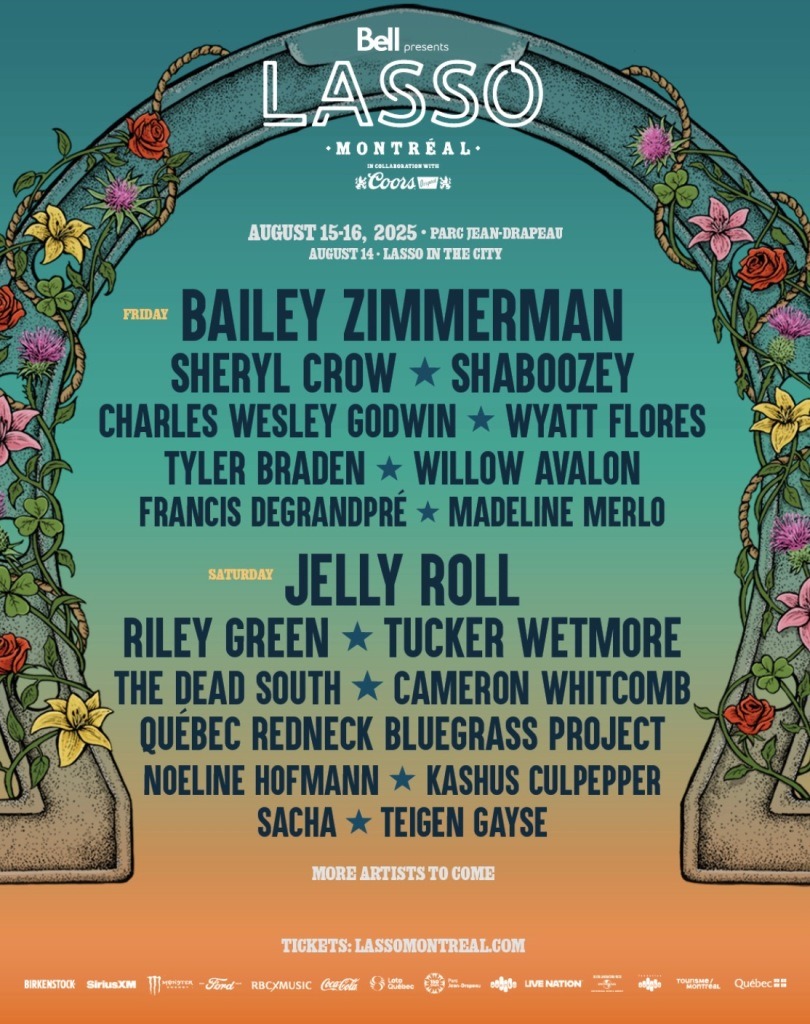 LASSO-810x1024 Country Music Invades Montreal: Lasso 2025 Lineup Unveiled
