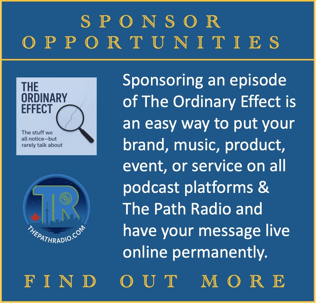 TPR-TOE-Sponsorship The Ordinary Effect: Devoted To Revealing Rarely Talked About Topics